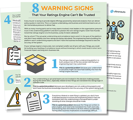 8 Warning Signs infographic